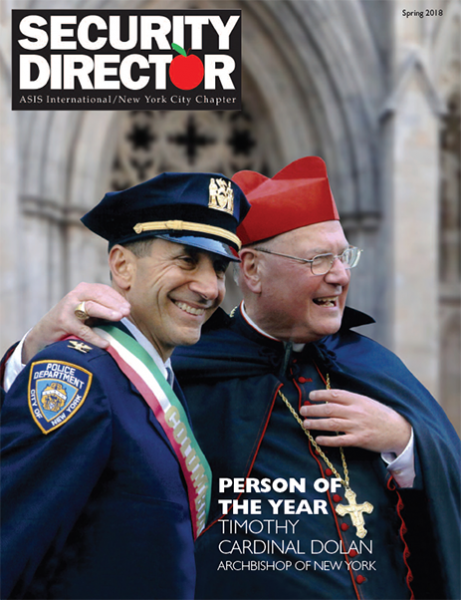 ASIS Security Director Person of the Year  Spring 2018 Timothy Cardinal Dolan Archbishop of New York